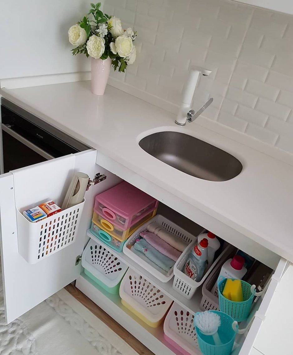 Откидной лоток под мойку Rev-a-Shelf