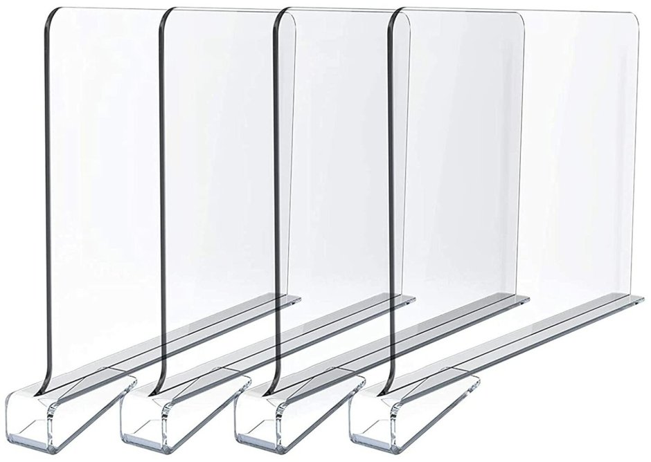 Acrylic Shelf Dividers for Closets