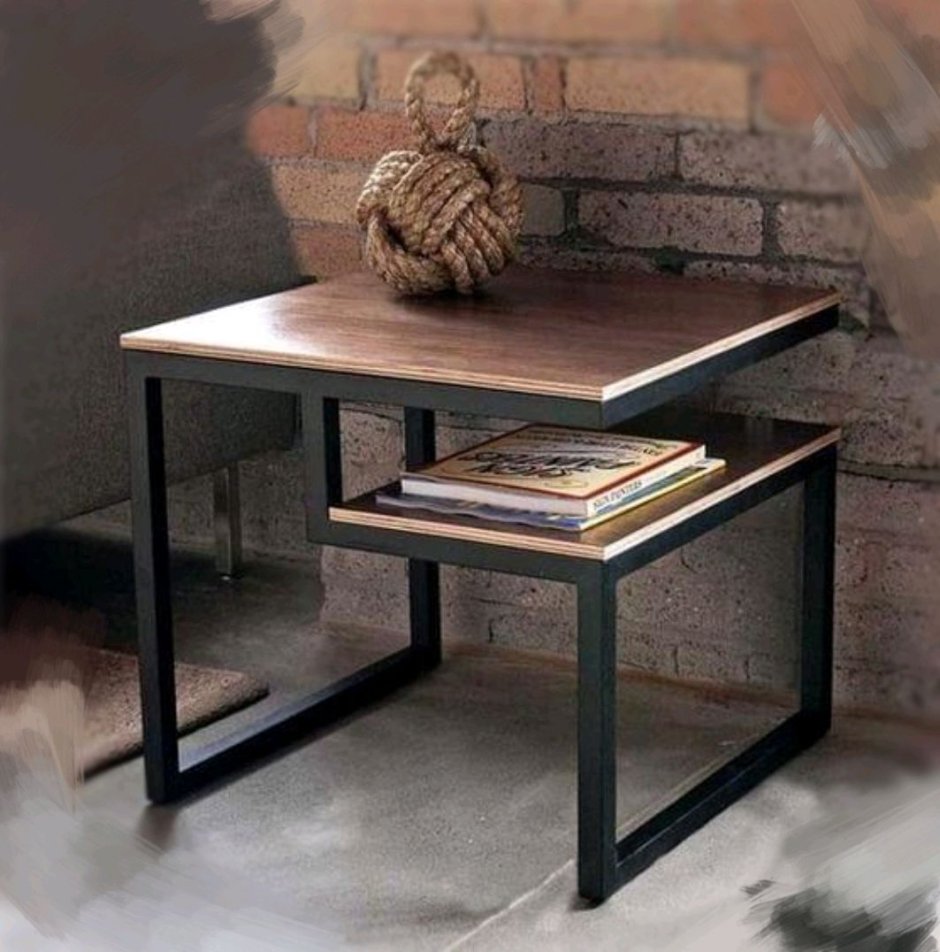 Журнальный стол Loft 1761 paper/Black
