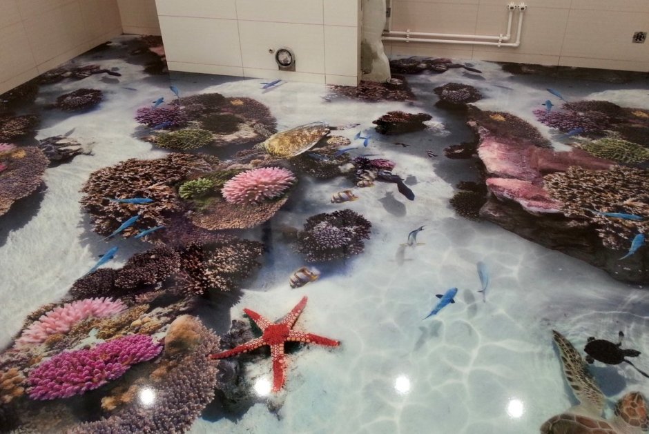 Эпоксидный наливной пол Epoxy Floor 3d