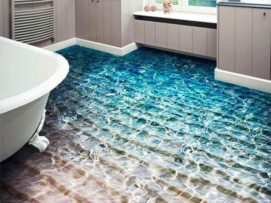Эпоксидный наливной пол Epoxy Floor 3d