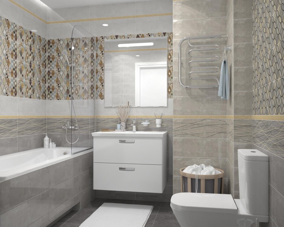 Greys декор 20х60 см, dwu11grs724 / Alma Ceramica