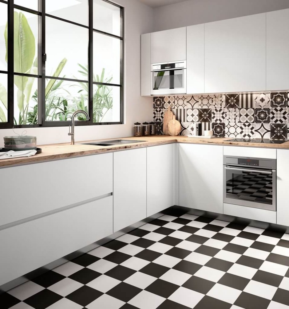 Керамическая плитка Sant'Agostino Patchwork Black&White