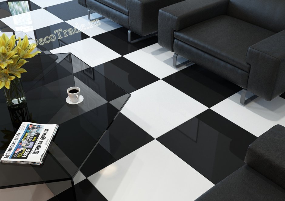 Керамогранит Corsa deco белый Моноколор