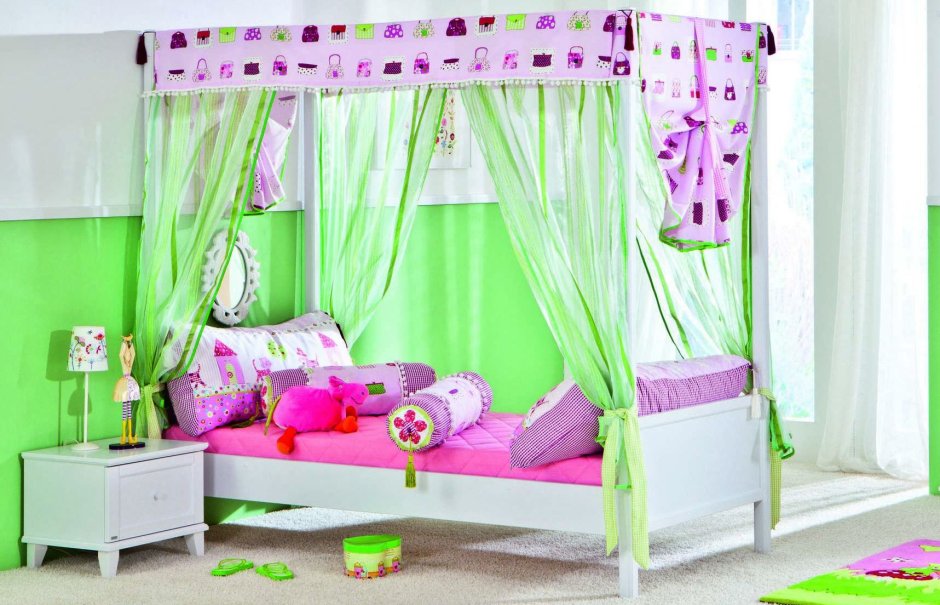 Детская кровать игровая с горкой Cilek Playhouse