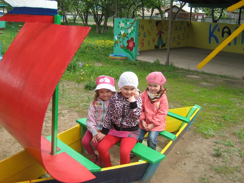 Красивые детские площадки в детском саду