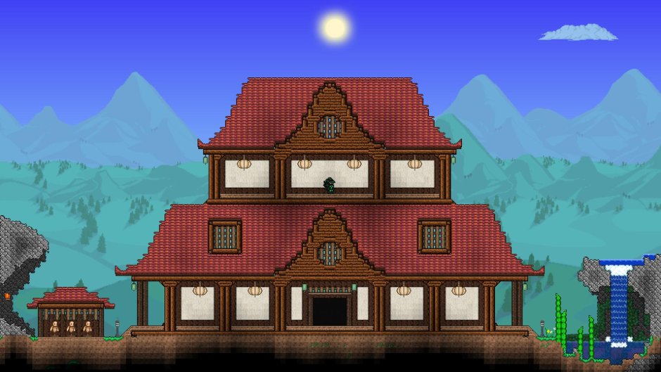 Terraria японский дом