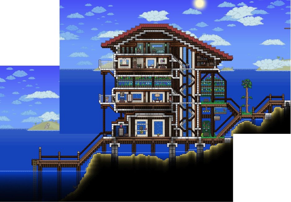 Starbound японский дом