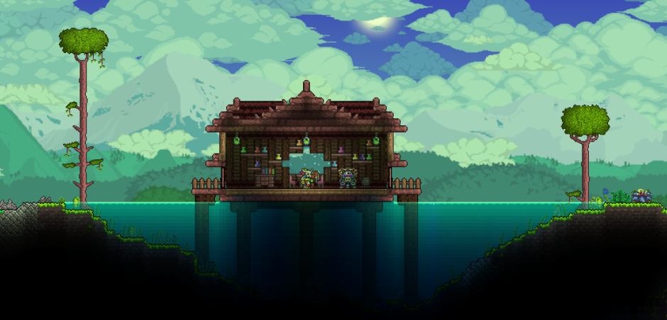 Terraria 1.4 постройки