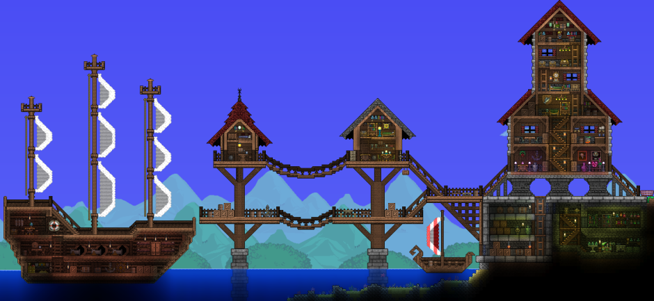 Terraria пирамида