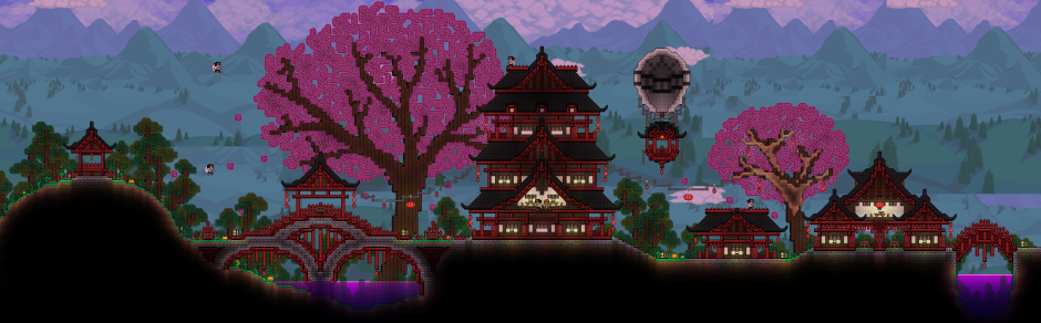 Terraria японский дом