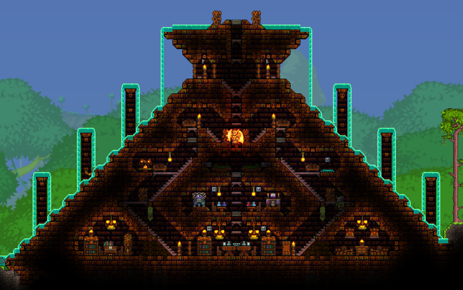 Замок ГЛИТЧЕЙ Starbound