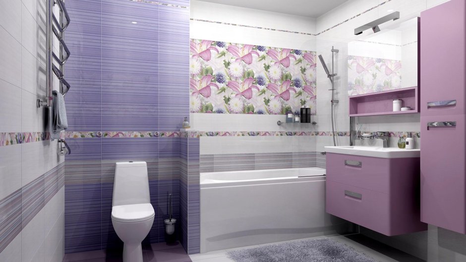 Porcelanite dos плитка сиреневая