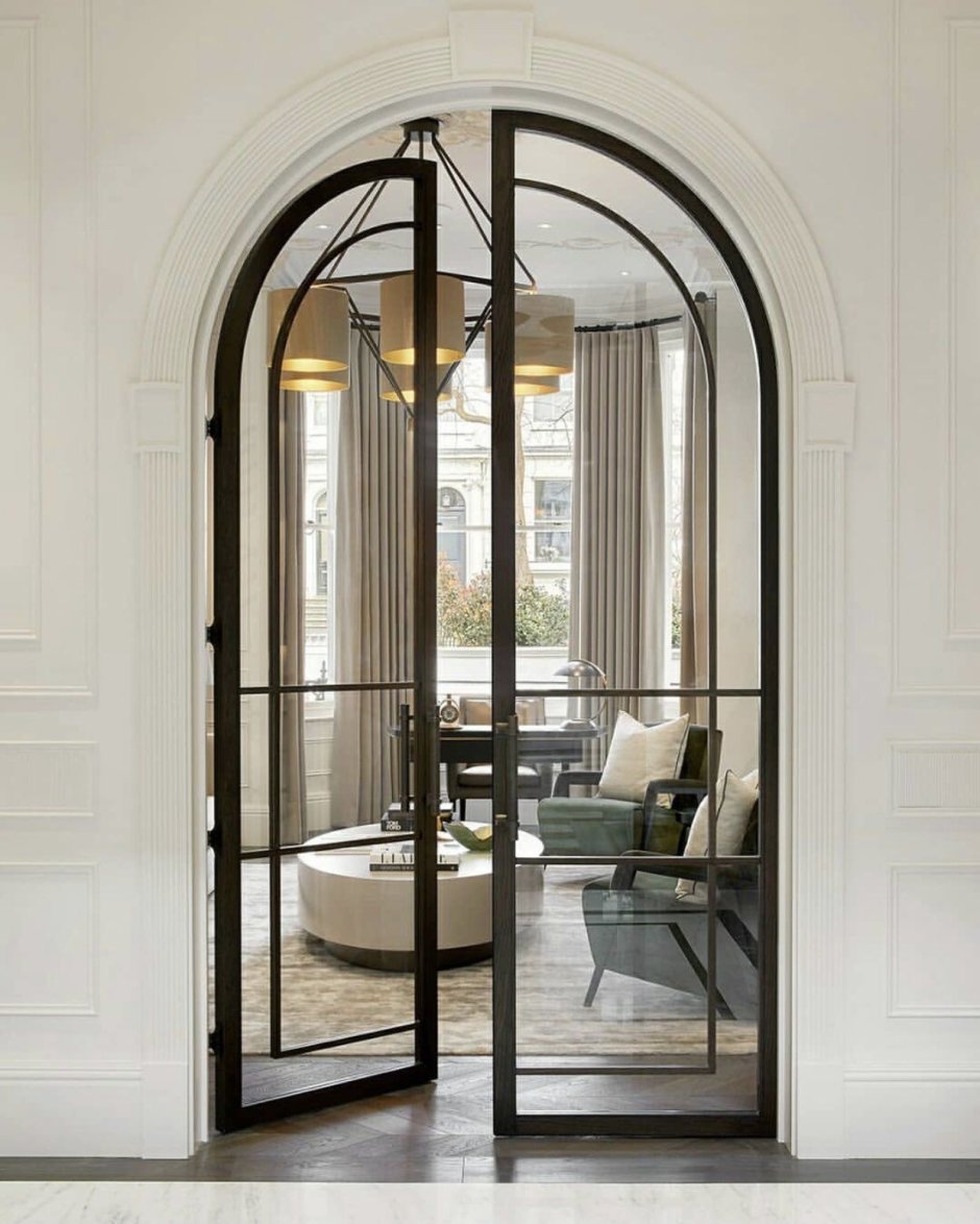 Arched Door in the Apartment