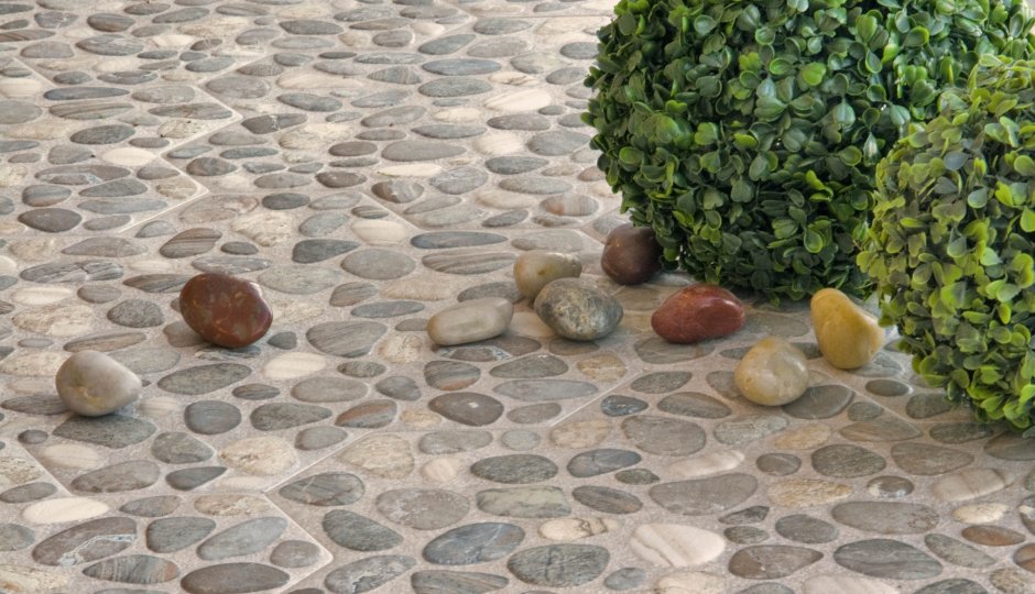 Половая плитка (узор-камень) 45x45 piedra Stone