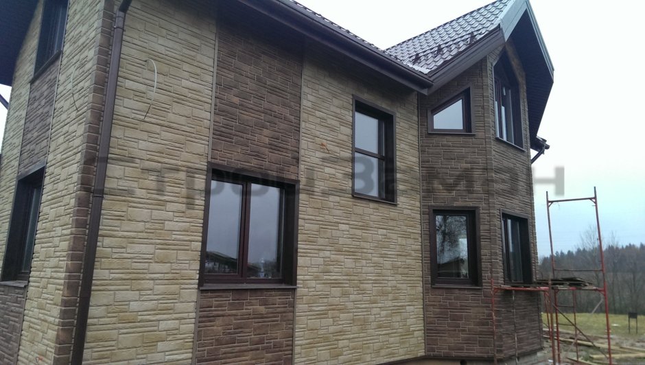 Сайдинг из ДПК под дерево «cm cladding» Швеция Cottage Mode
