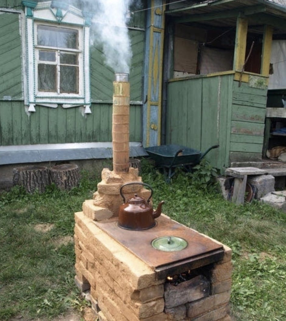 Летняя Дачная печь