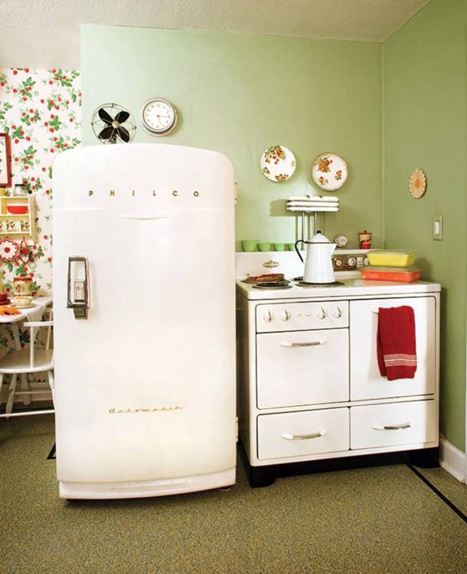 Smeg холодильник 50х годов ретро