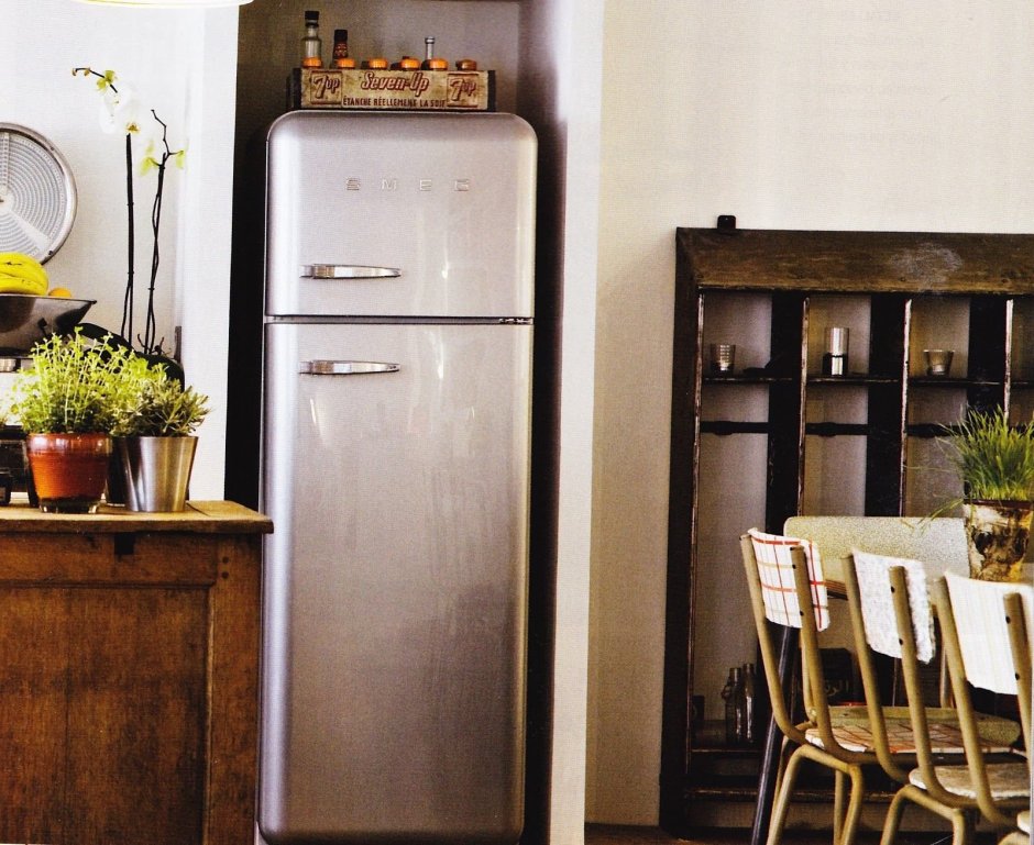 Smeg холодильник 50х годов ретро