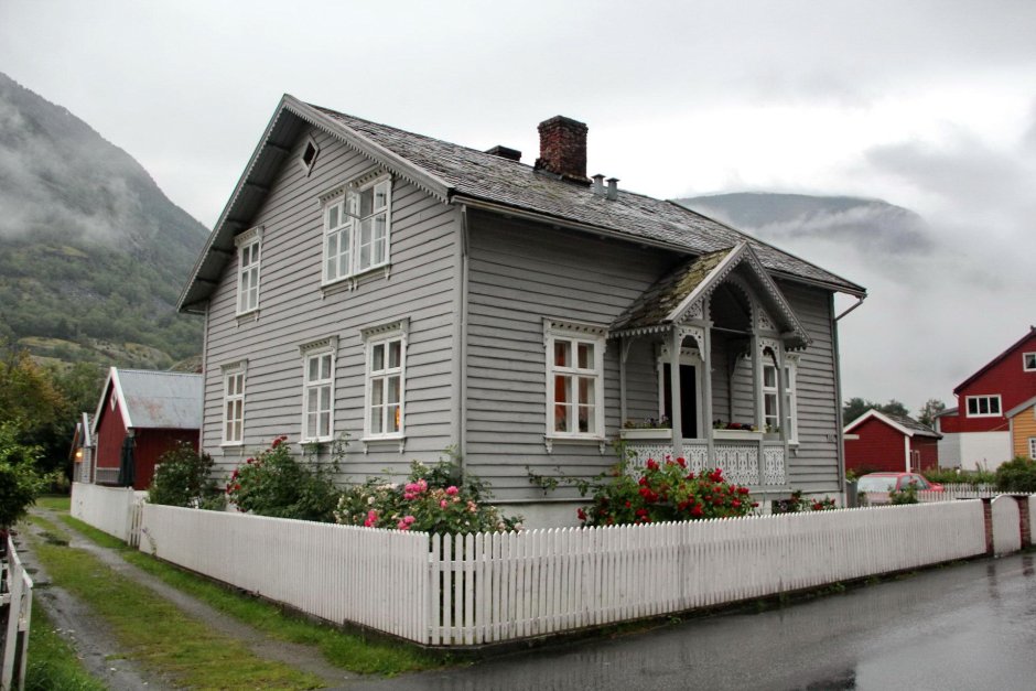 Норвегия деревня Гаупна
