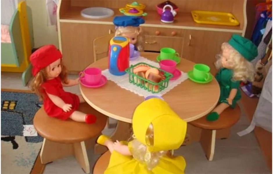 Кукольный уголок в детском саду
