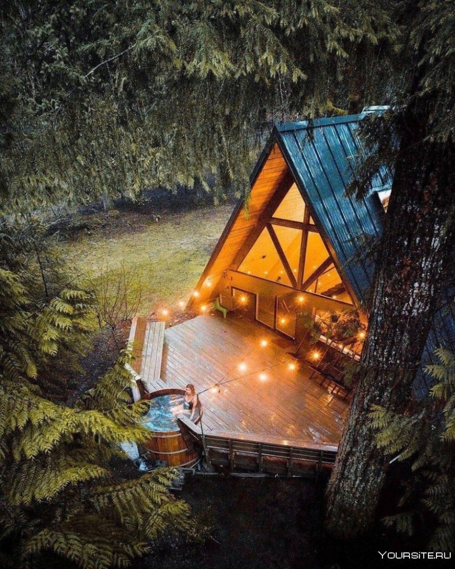 A-фрейм a-frame дом шалаш