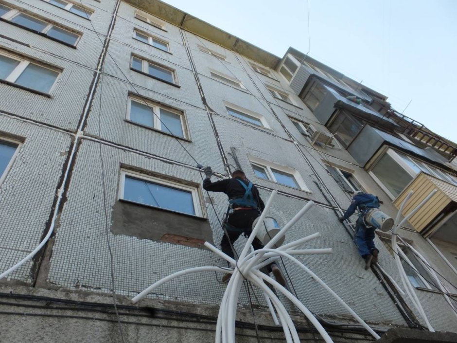 Герметизация межпанельных швов стыков