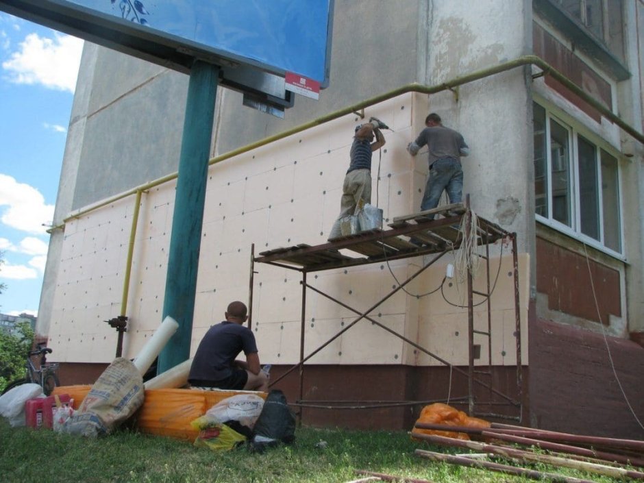 Теплоизоляция панельных домов