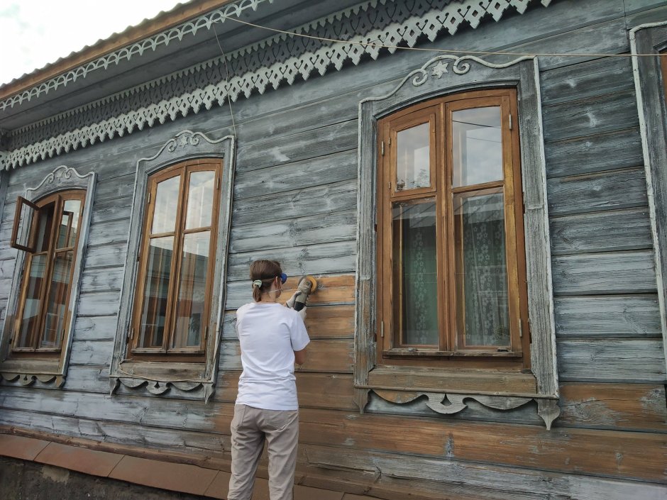 Старый деревянный дом