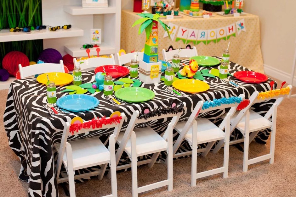 Накрыть детский стол на день рождения