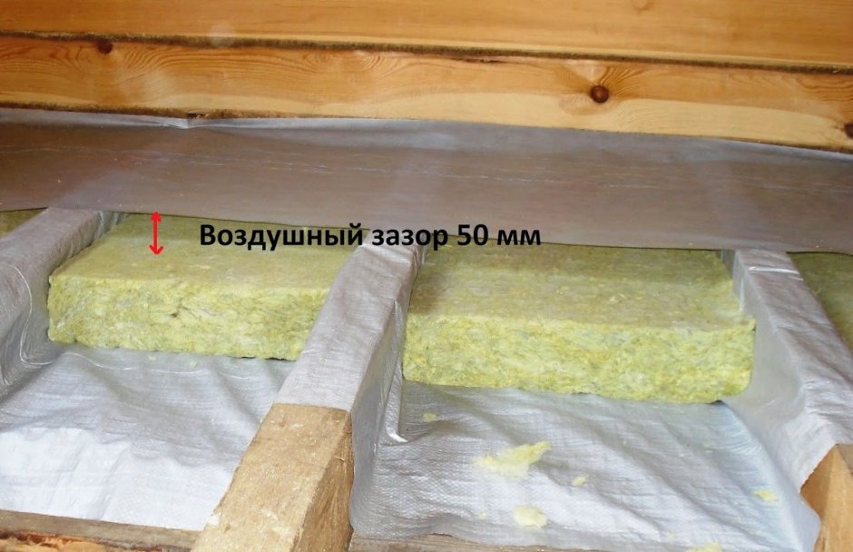 Утеплитель для пола в деревянном доме по лагам 100мм