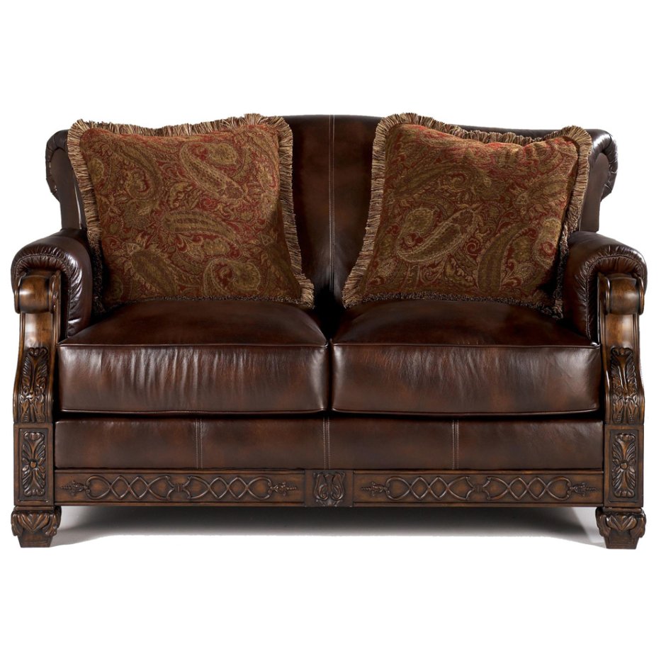 Классический кожаный диван