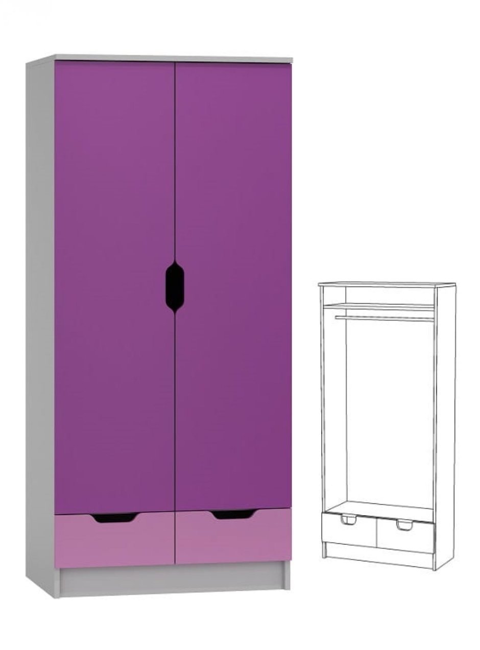Шкафы детские фиолетовые