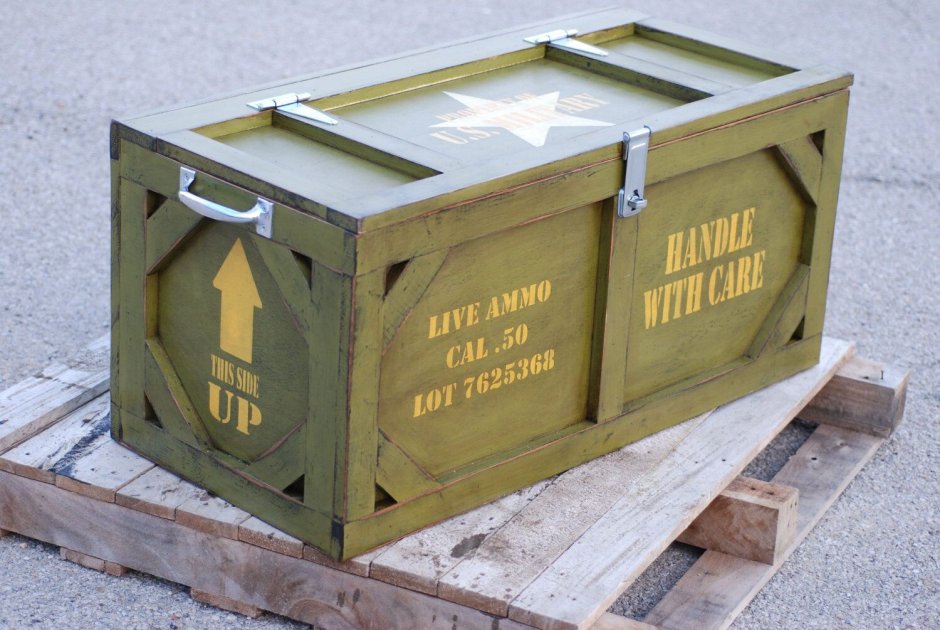 Ящик для боеприпасов деревянный