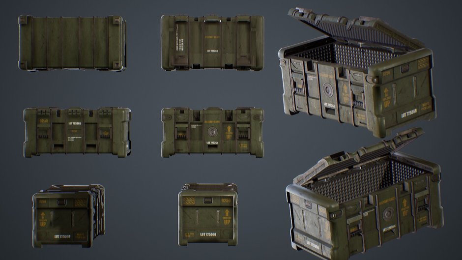 Modern Military Crate