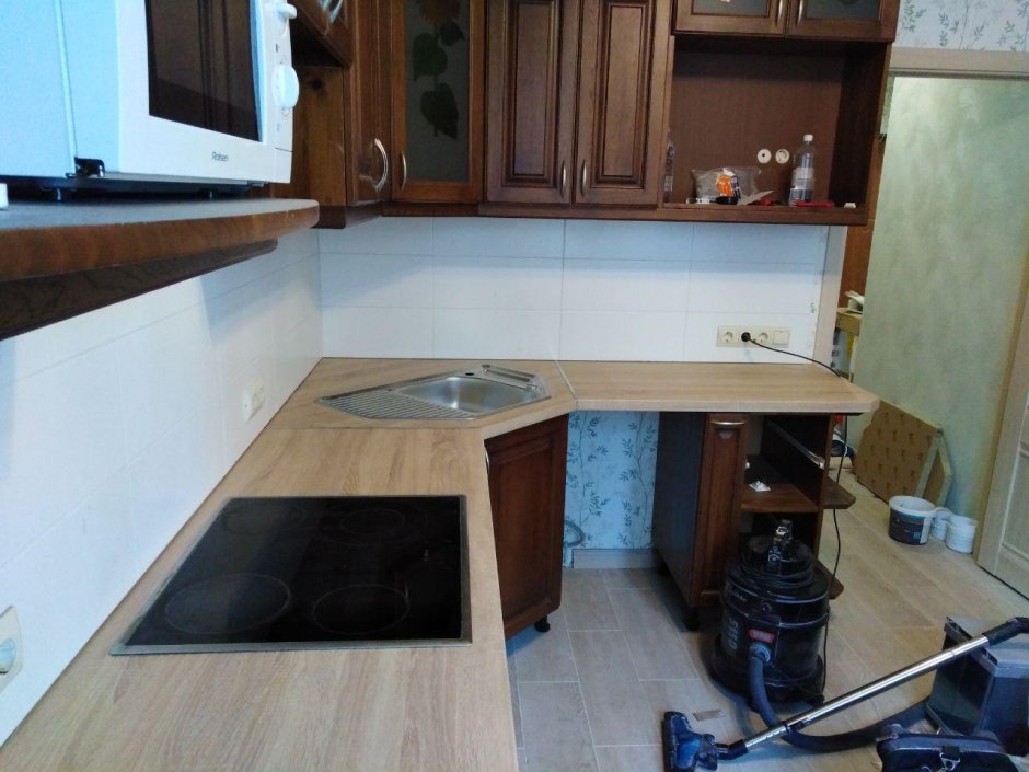 Меняем столешницу на кухне