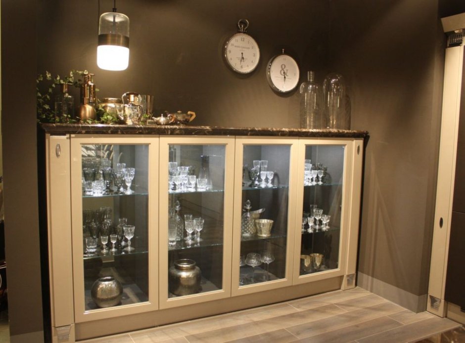 Kitchen Glass Cabinets