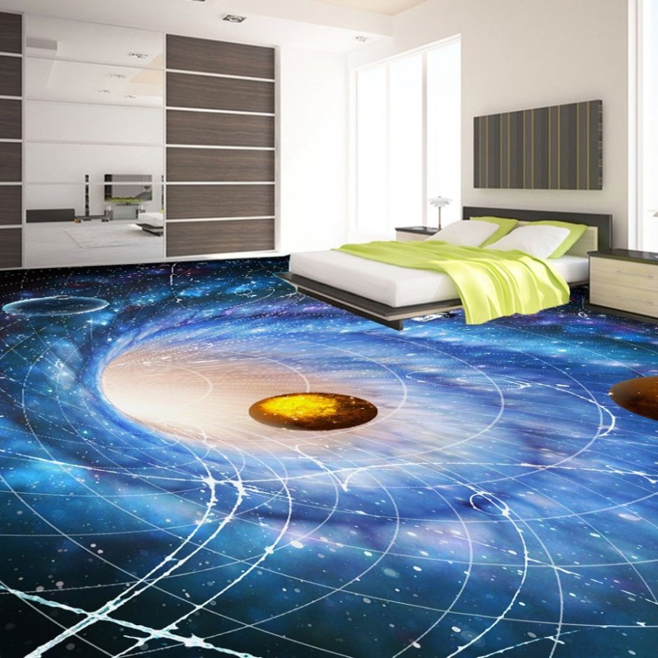 Эпоксидный наливной пол Epoxy Floor 3d