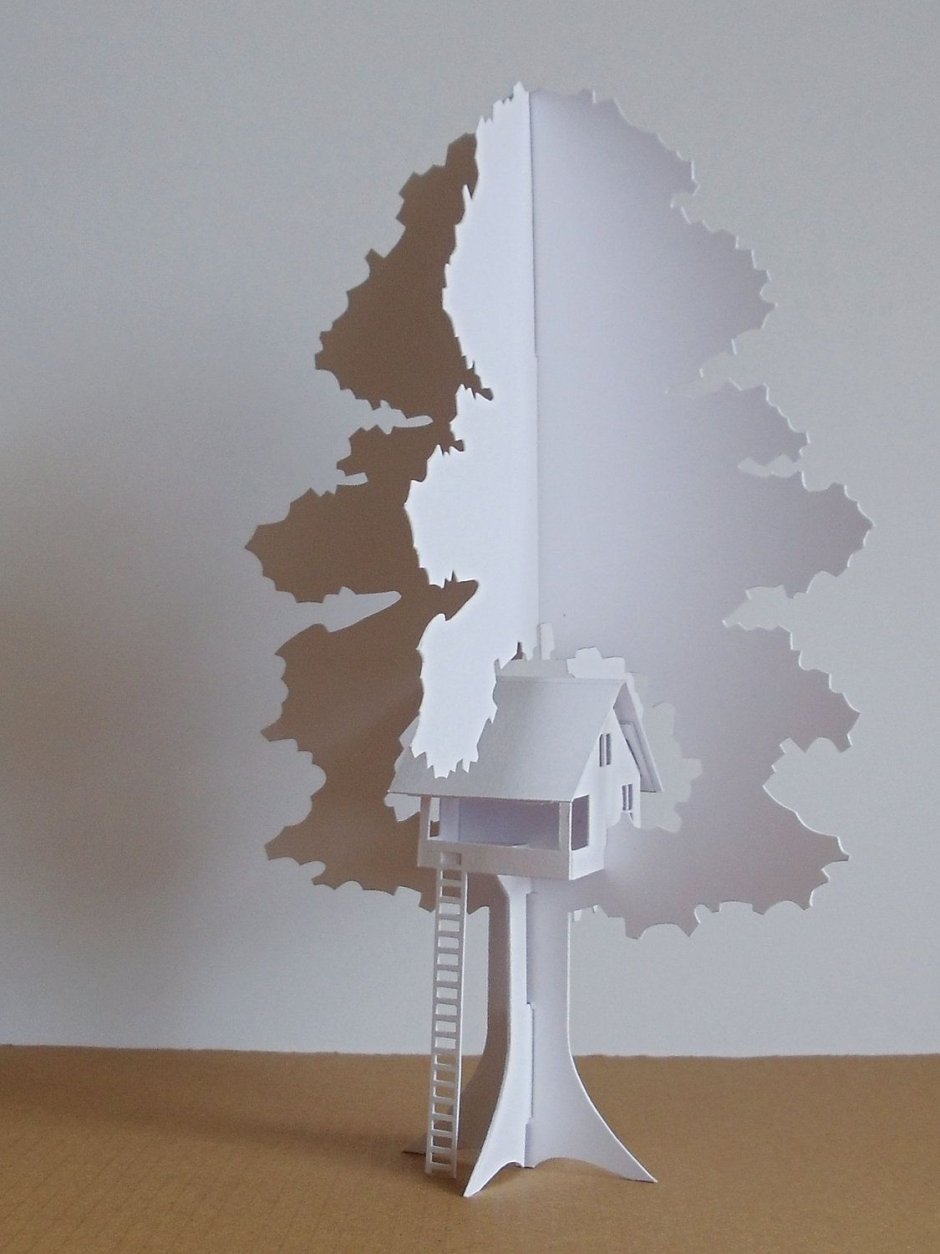 Дерево из бумаги