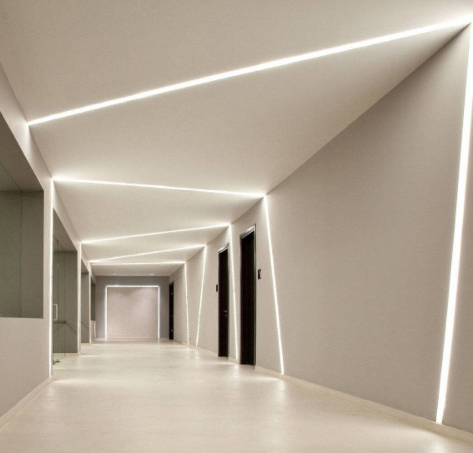 Линейные светильники для натяжных потолков