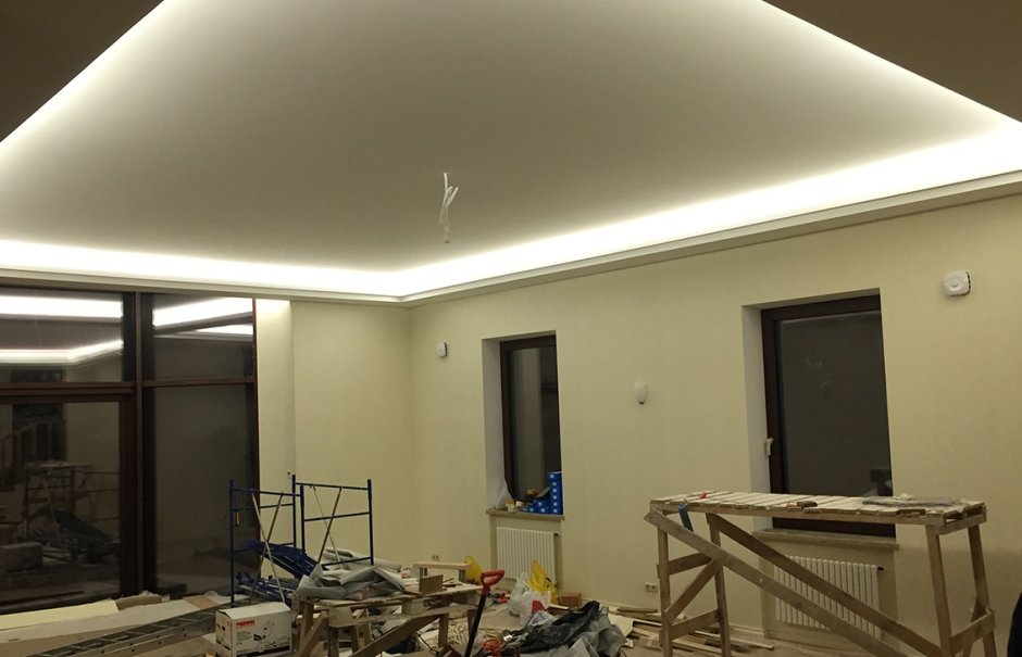 Встроенные светильники в интерьере