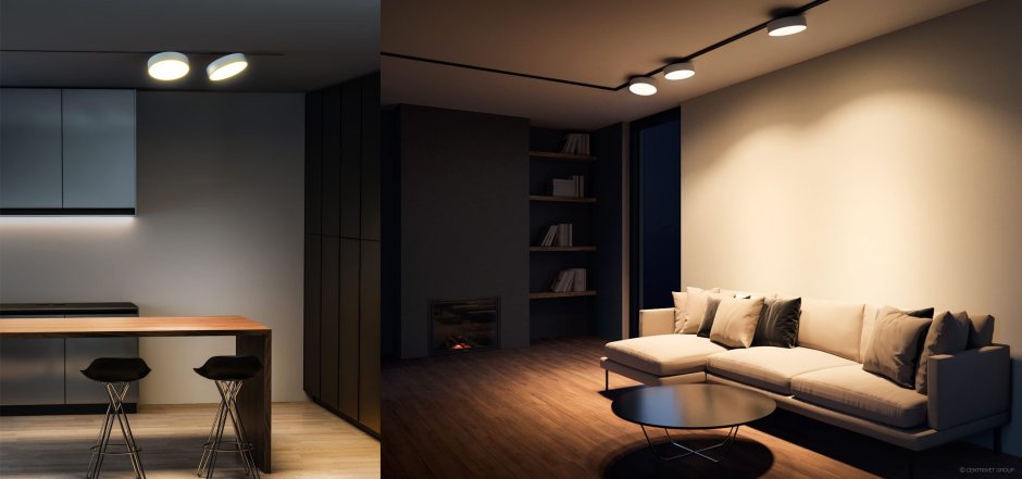 Натяжной потолок на полу