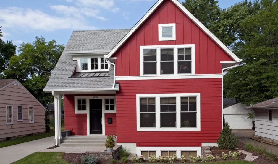 Покраска дома в скандинавском стиле