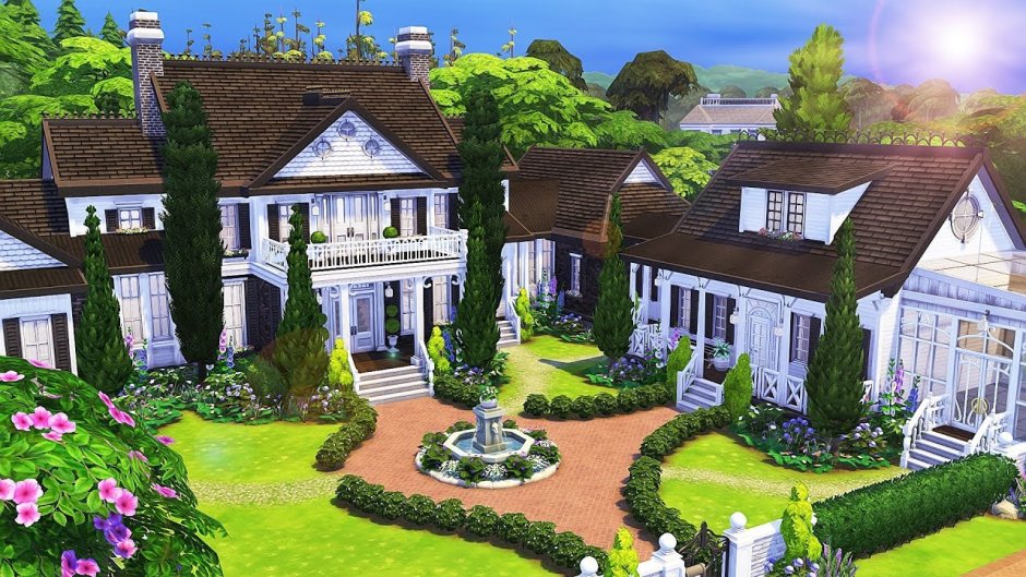 SIMS 4 большой дом
