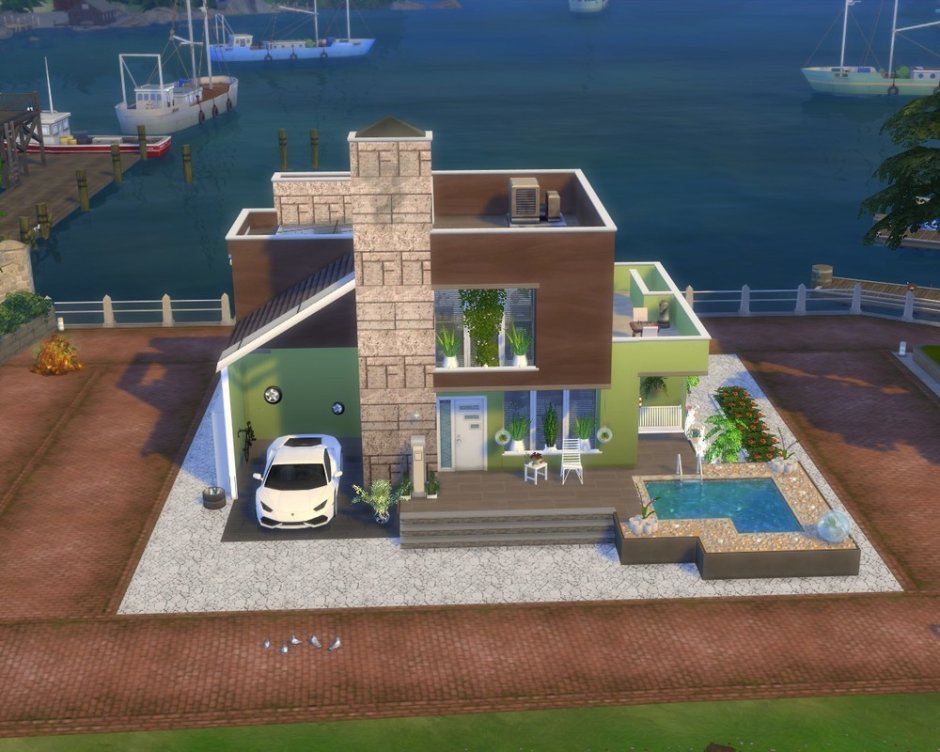 SIMS 4 постройки