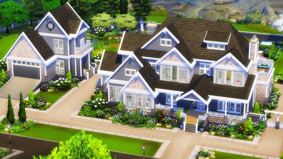 SIMS 4 большой дом