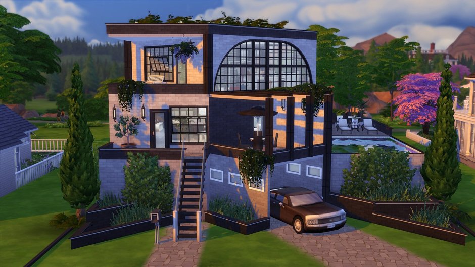 SIMS 4 дом Модерн