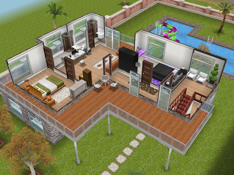 SIMS 2 Modern House
