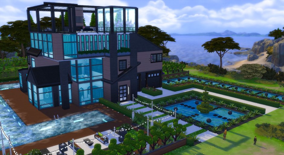 SIMS 4 современный дом