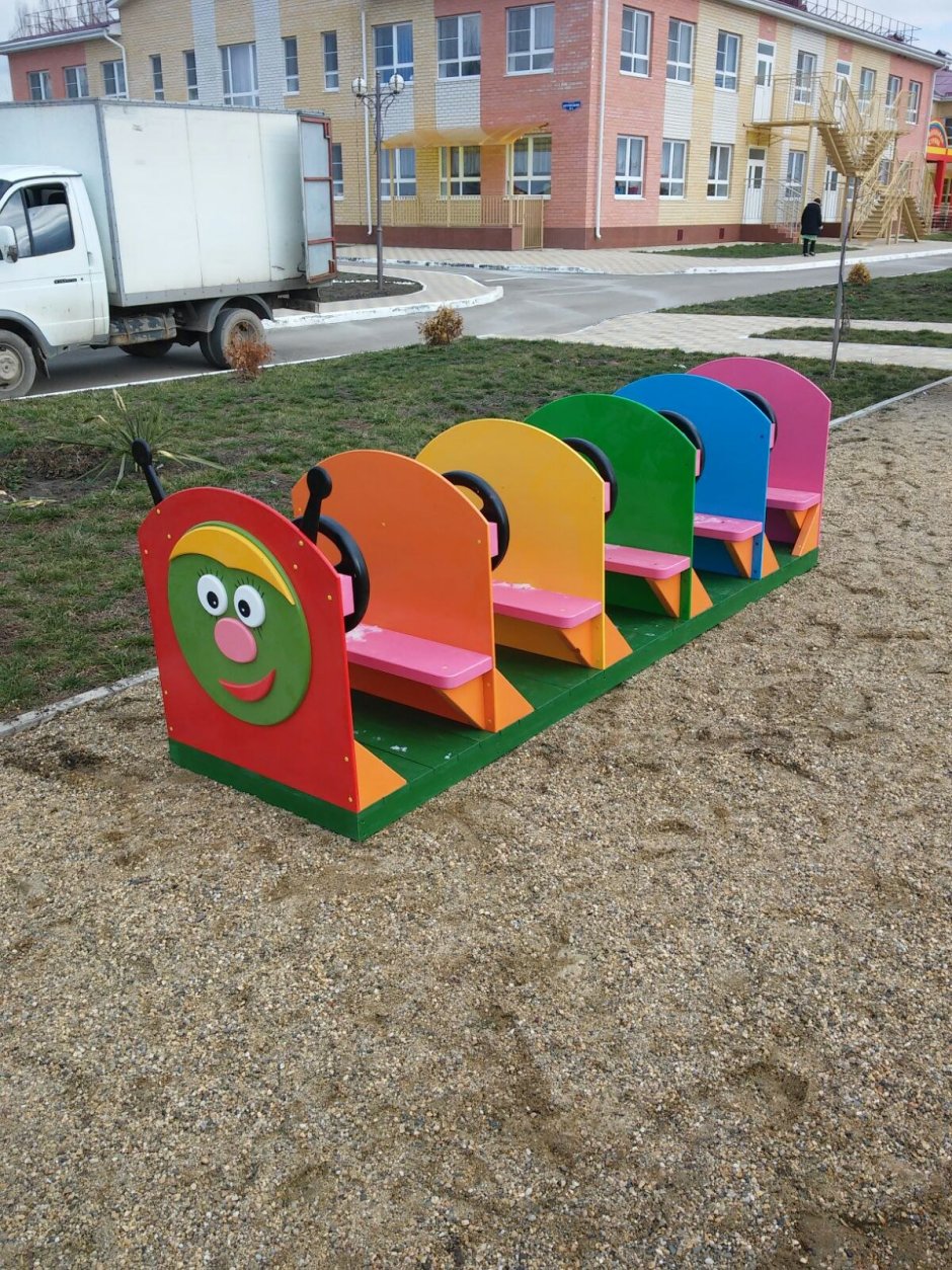 Игровой модуль пеньки (6 шт) (площадка для 1 шт. 2,2х2,2 м)